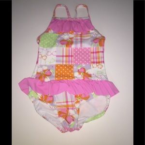 Hartstrings one piece Ruffle patch swim suit 10